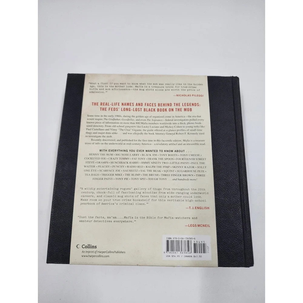 Mafia The Governments Secret File on Organized Crime Bureau of Narcotics 1st Ed